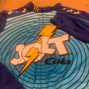 Jolt Cola Size Matters Men's L bicycle Bike Jersey soda 04 vintage